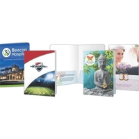 Letter-size folder available in a variety of folder and pocket styles... from...