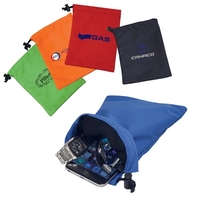 Drawstring MIcro-Fiber pouch to hold gadgets that can wipe phone screens!......