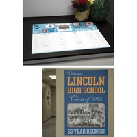 Get your advertising efforts noticed on these Full Color Fabric...