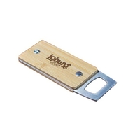 Bamboo Bottle Opener. This trendy compact bamboo bottle opener is great......