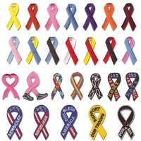 Stock Embroidered Ribbon Stickers