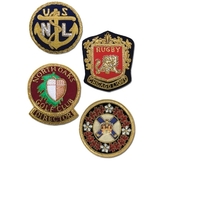 Bullion crest offered in custom shapes and two sizes with military... from...