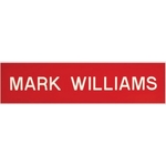 Engraved Plastic Sign 8" Wide