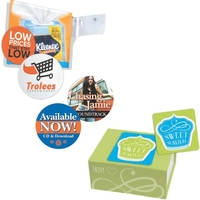 Lenticular Stickers - 3.25" Circle or Square