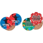 Lenticular Coasters - 4" Circle animated flip image