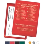 Vinyl Insurance Card Holder "Scene of an Accident"