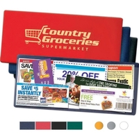 Insurance Card, Lottery Ticket or Coupon Holder with foil-stamped...