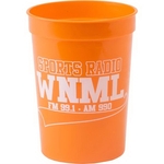 12 oz. Smooth Wall Plastic Stadium Cup