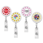 Smiley Face Spinner Badge Reel