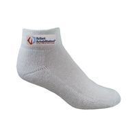 Women's white quarter top Comfort Pro socks made of a blend... from ASI 90160...
