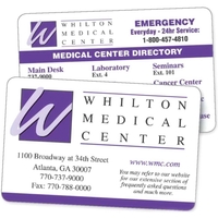 Wallet Card Custom Printed on Both Sides