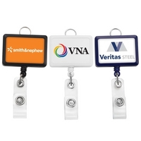 Rectangle badge reel with lanyard attachment.... from ASI 49470 DEVARA