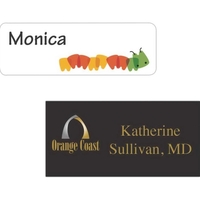 Deluxe Name Badge Custom UV Inkjet & Engraved