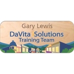 Wood Badge UV Inkjet Logo, Personalized (1-10 Sq. Inches)