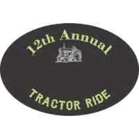 Blackboard Chalk Marker Write-On Name Badges (2"X3") Oval