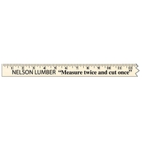 Natural 1/4" Thick Yardstick