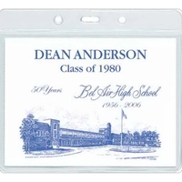 Badge holder with a 3" x 4" insert and slot and... from ASI 59080 Halls &...