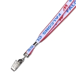1" Swivel Bulldog Knit-In Lanyard