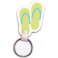 Full bleed flip flops key tags... from ASI 56100 Gemini Ind Inc / Gemini Line™