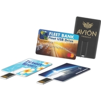 Thin credit card hi-speed USB 2.0 flash memory drive.... from ASI 34256...