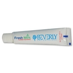 Toothpaste with full color logo