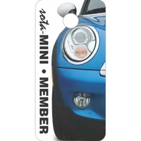 .030" thick loyalty tag made of plastic.... from ASI 59080 Halls & Company