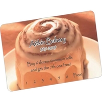 Loyalty card with two-sided imprinting.... from ASI 59080 Halls & Company