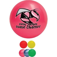 8.5" high quality soft vinyl play ball with a re-inflatable athletic... from...