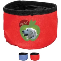 6 1/2" x 4" foldable nylon pet food bowl.... from ASI 55675 Galaxy Balloons...