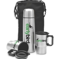 Stainless steel gift set with a 1 liter carrier, two 14... from ASI 71920...