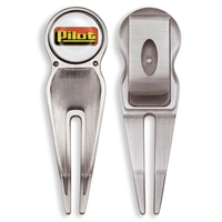 3.25" die cast alloy golf divot fixer tool with removable ball... from ASI...