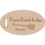 Wood Event/Golf Tags, Custom Shape (1-15 Sq. In)