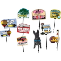 Custom lawn signs printed on 18 pt. milk carton board... from ASI 56100...