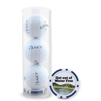 3 Callaway Warbird Golf Balls in Tube