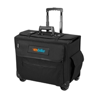 Computer/tablet case made of 600 denier Polyester. Zip-down organizer...