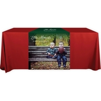 30" x 72" polyester poplin table runner with zippered storage bag.... from...
