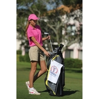 11" x 17" terry velour, 100% cotton golf towel with corner... from ASI 79750...