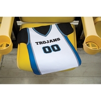100% polyester, velour jersey shaped rally towel.... from ASI 79750 Pro Towels