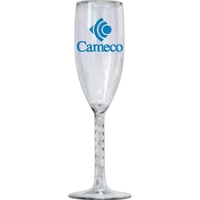 Clear glass 5.75 oz. flute with twisted stem.... from ASI 74245 Nordic Co Inc...