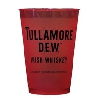 Color shatterproof plastic disposable cup. Unique frosted, textured...