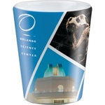 2 Oz. White Shot Glass