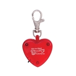 Light Up Heart Strobe Clip