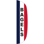 3' x 15' Message Flutter Flag - Bagels