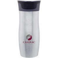 16 oz double wall stainless steel tumbler with vacuum insulation,...