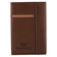 Notebook with an opening on the cover to insert a cellphone,... from ASI...