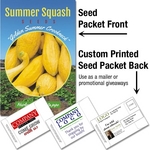 Summer Squash Seeds - Mailable Packet - Custom Printed