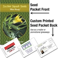 Zucchini Squash Seeds - Mailable Packet-Custom Printed