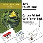 Zucchini Squash Seeds - Mailable Packet-Custom Printed