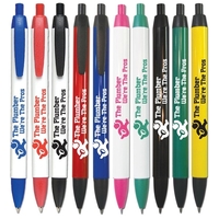 Wide body, retractable ballpoint pen with tungsten carbide ballpoint.... from...