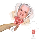 Stock Shape Head Shaker Digitally Printed